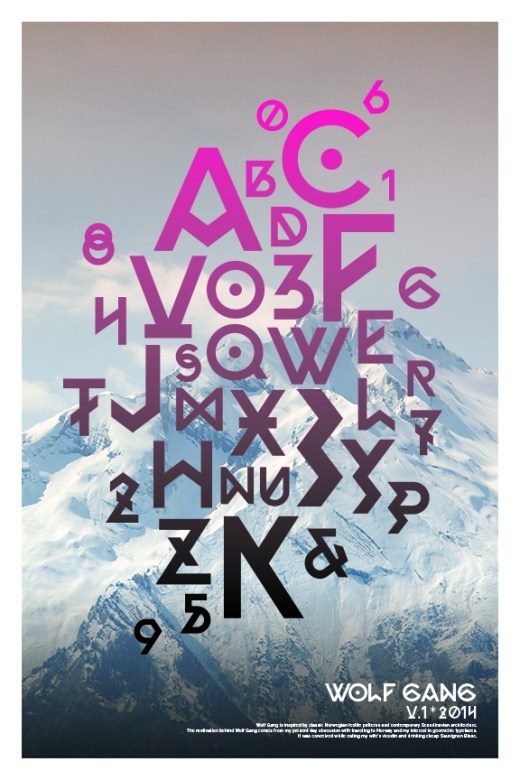 matthew nellen-WOLF GANG_Type Poster